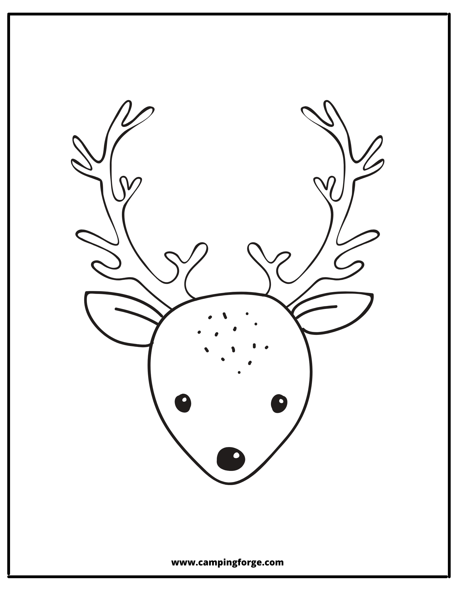 free camping themed coloring pages