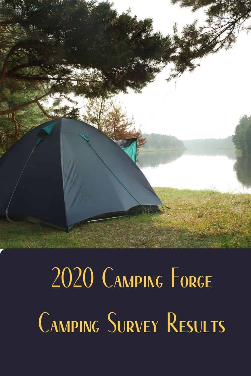 Pinterest image for 2020 Camping Forge Camping Survey Results