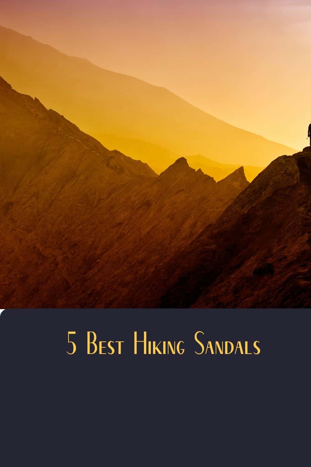 Pinterest image for 5 Best Hiking Sandals
