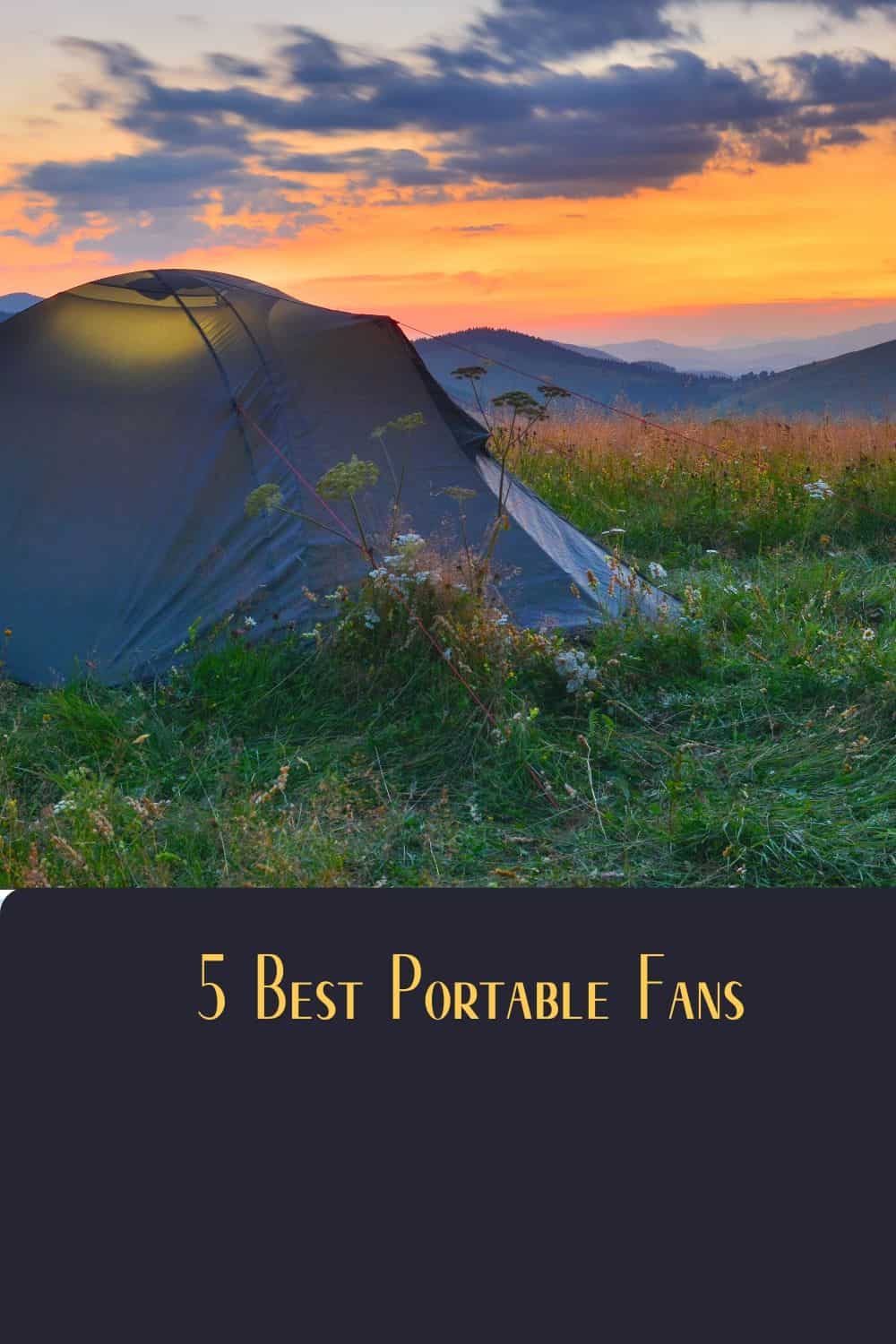 Pinterest image for 5 Best Portable Fans