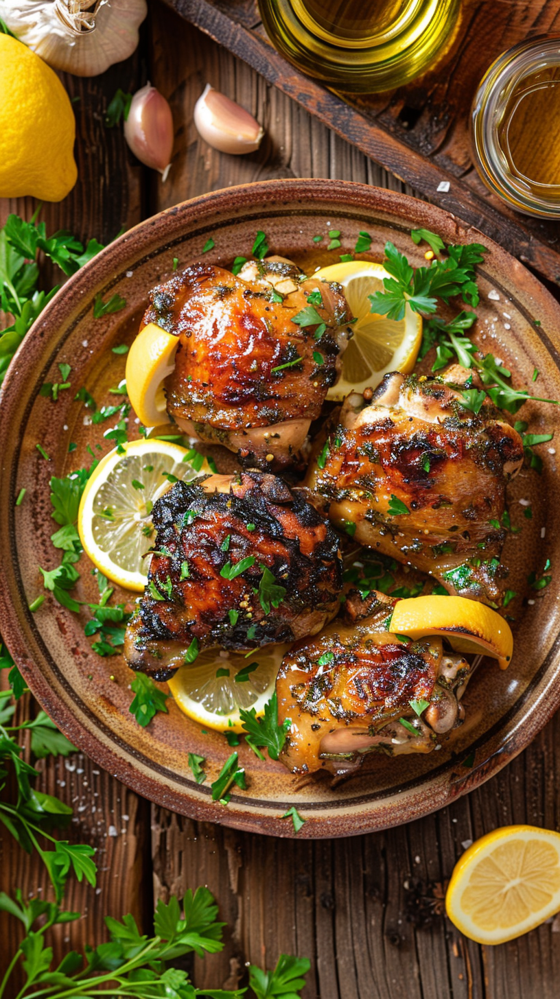 Photo of Air Fryer Greek Boneless Chicken Thighs