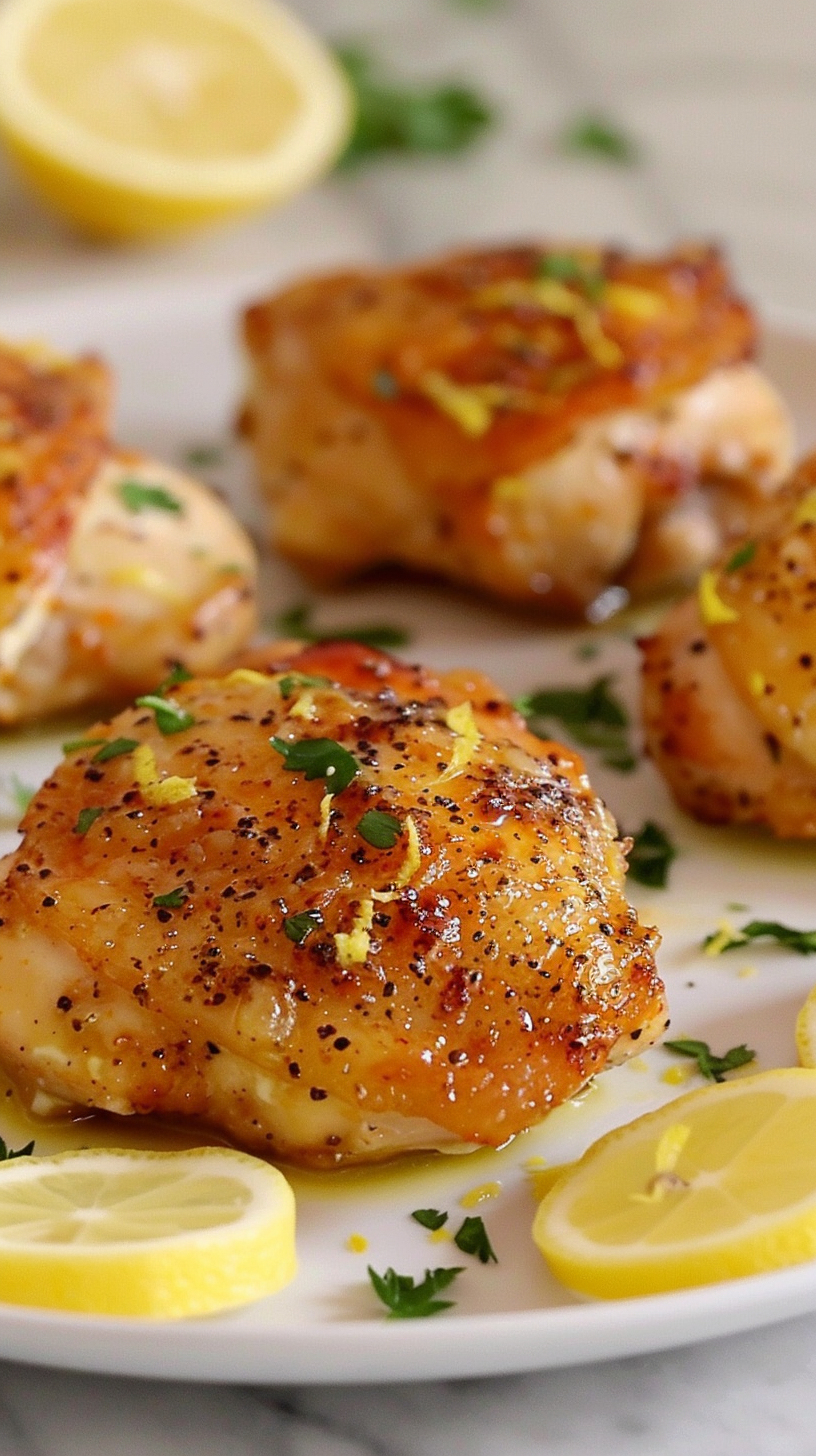 Photo of Air Fryer Lemon Pepper Boneless Chicken Thighs