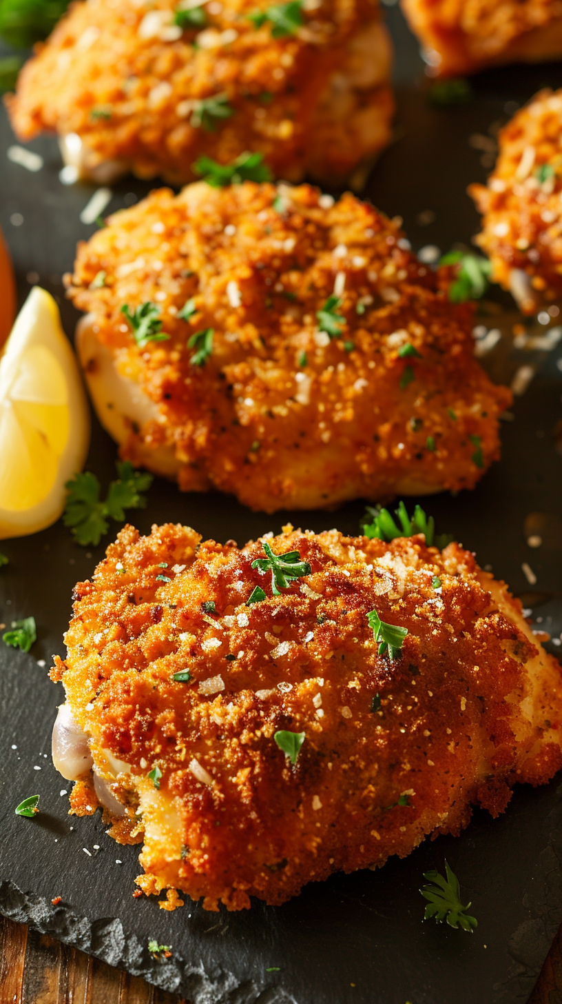 Photo of Parmesan Boneless Chicken Thighs