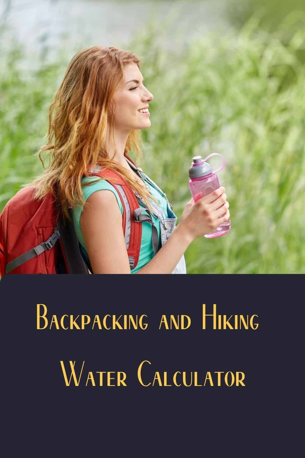 Pinterest image for Backpacking and Hiking Calculator