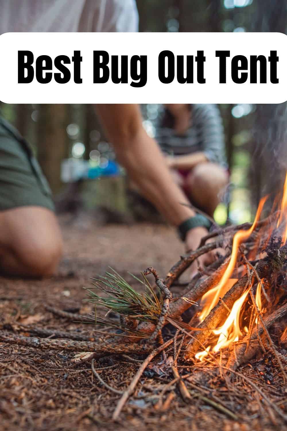 Pinterest image for Best Bug Out Tent