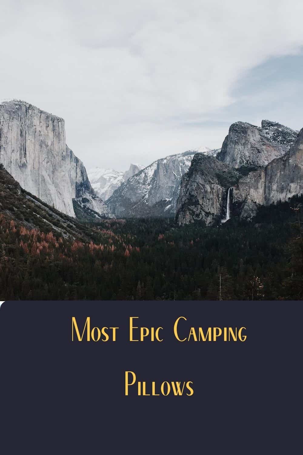 Pinterest image for Best Camping Pillows