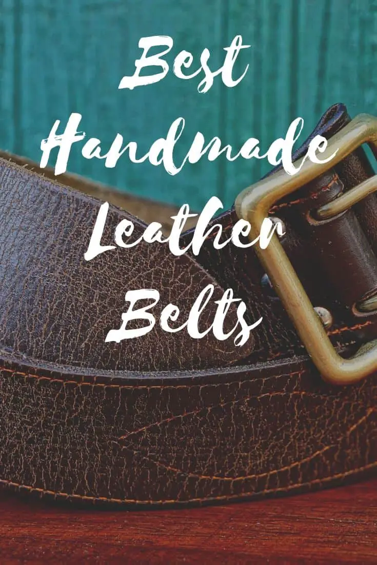 Pinterest image for Best Handmade Leather Belts