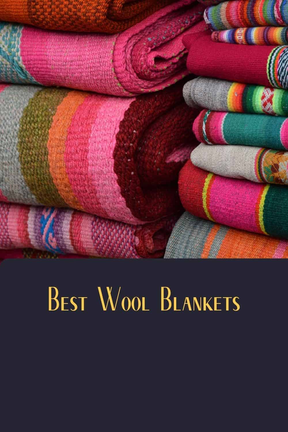 Pinterest image for Best Wool Blankets