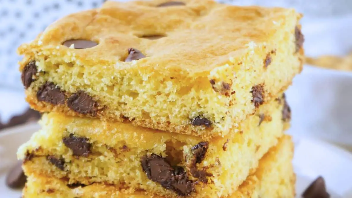 105 camping recipes Cake Mix Chocolate Chip Cookie Bars