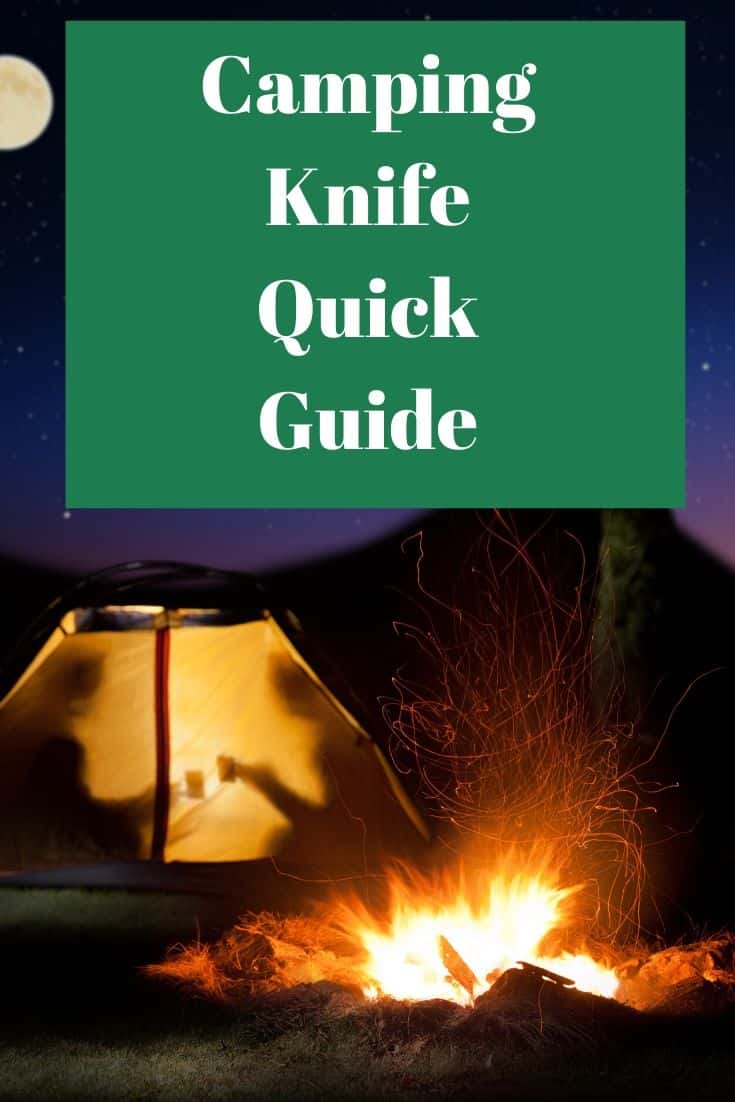Pinterest image for Camping Knife Quick Guide