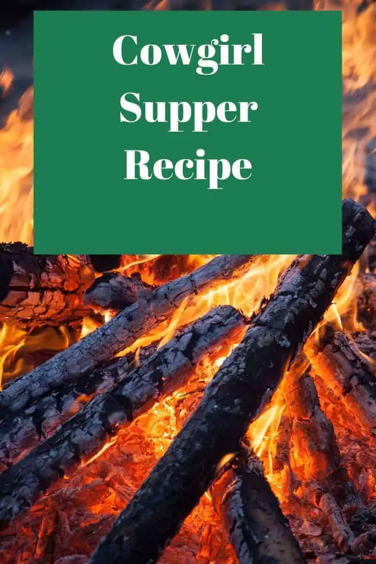 Pinterest image for Cowgirl Supper Recipe