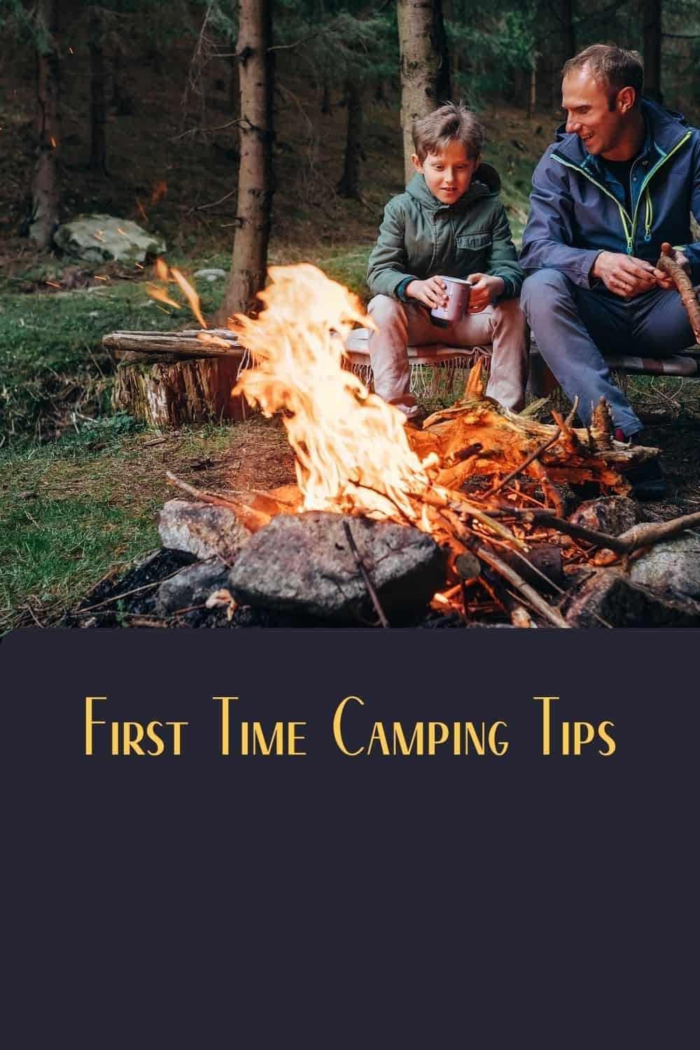 Pinterest image for Camping Advice For Beginners