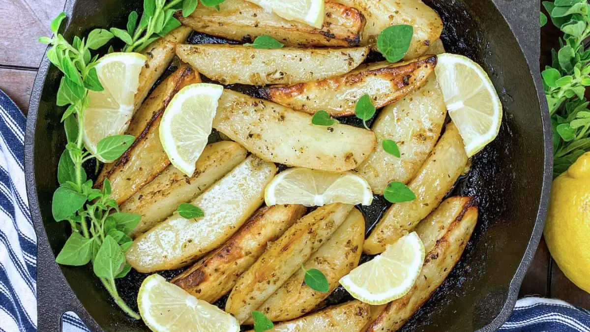 105 camping recipes Greek-Style Lemon Potatoes Recipe