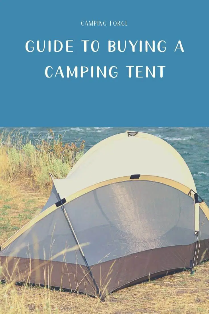Pinterest image for Guide To Buying A Camping Tent
