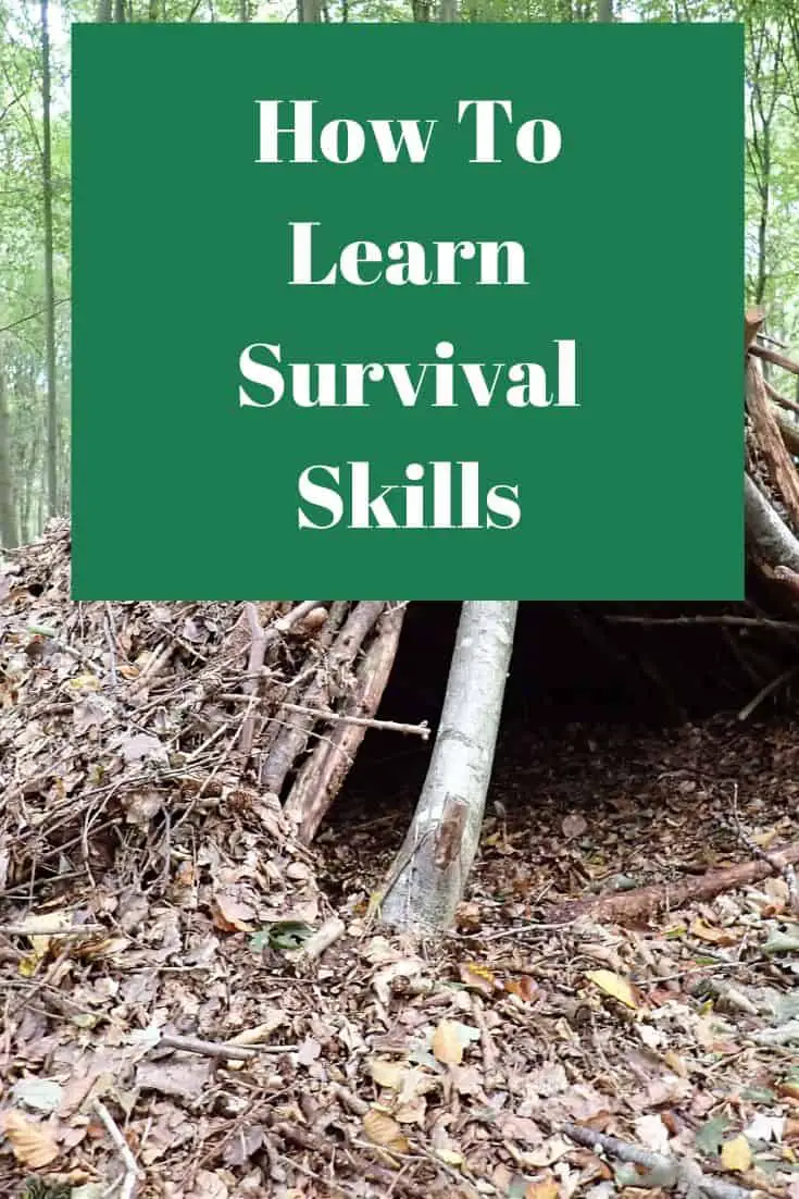 Pinterest image for How To Learn Survival Skills