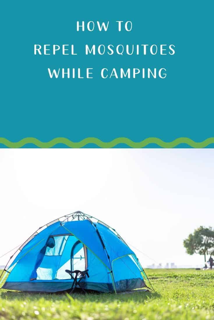 Pinterest image for How to Repel Mosquitoes While Camping