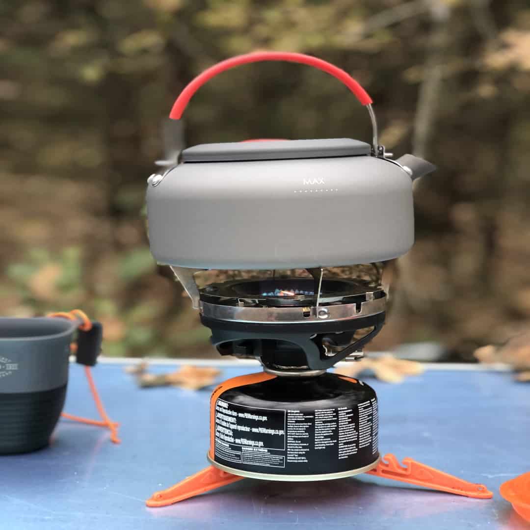 Making Coffee While Camping