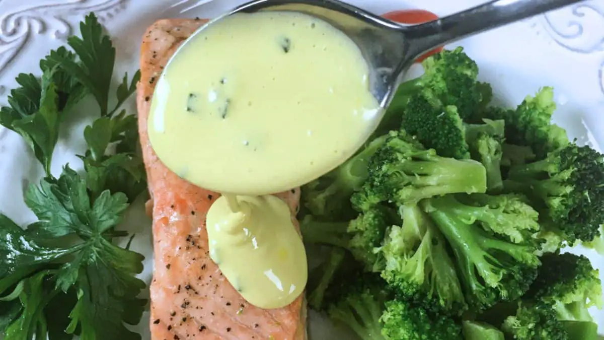 105 camping recipes Keto Oven-Roasted Salmon with Easy Blender Hollandaise Sauce