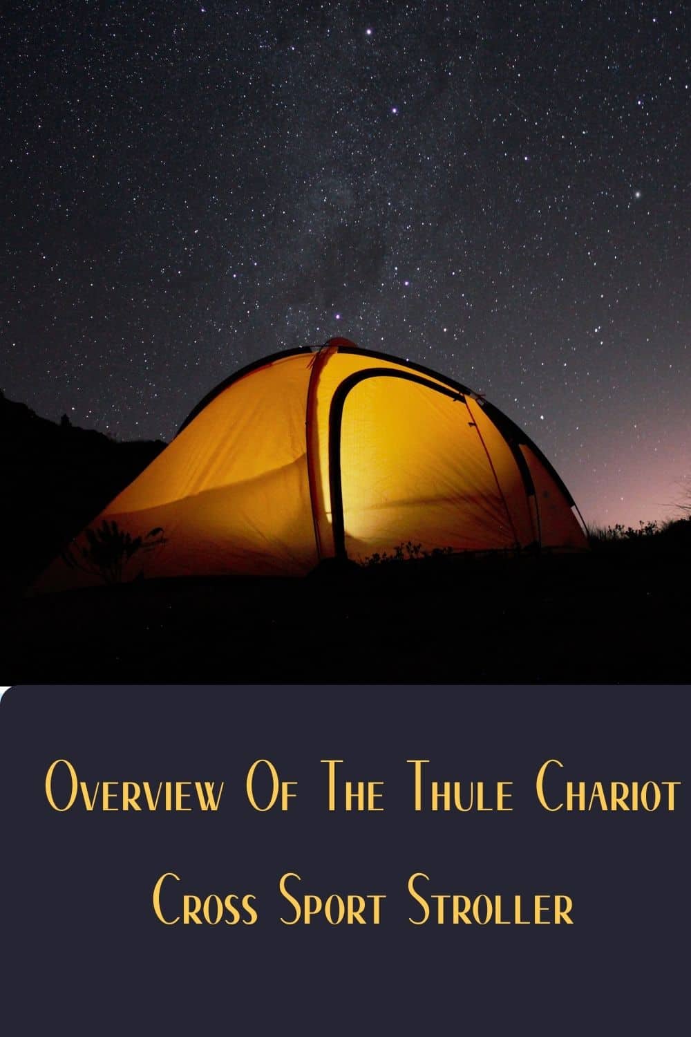 Pinterest image for Overview Of The Thule Chariot Cross Sport Stroller
