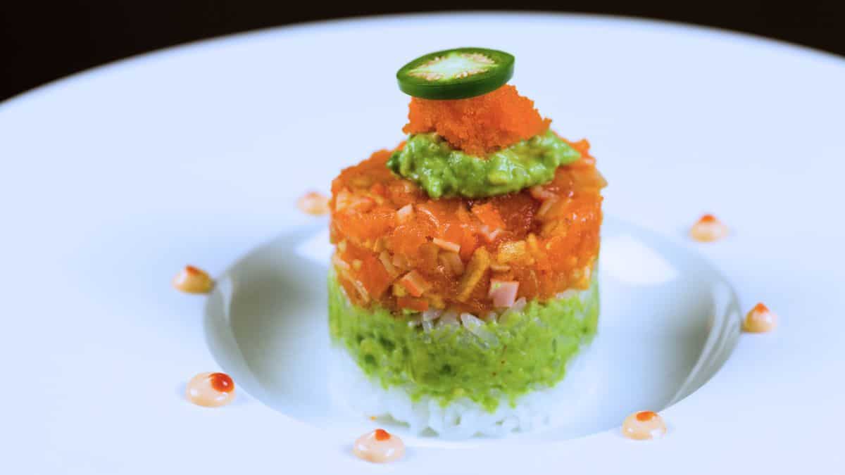 105 camping recipes Spicy Tuna Sushi Stack Recipe