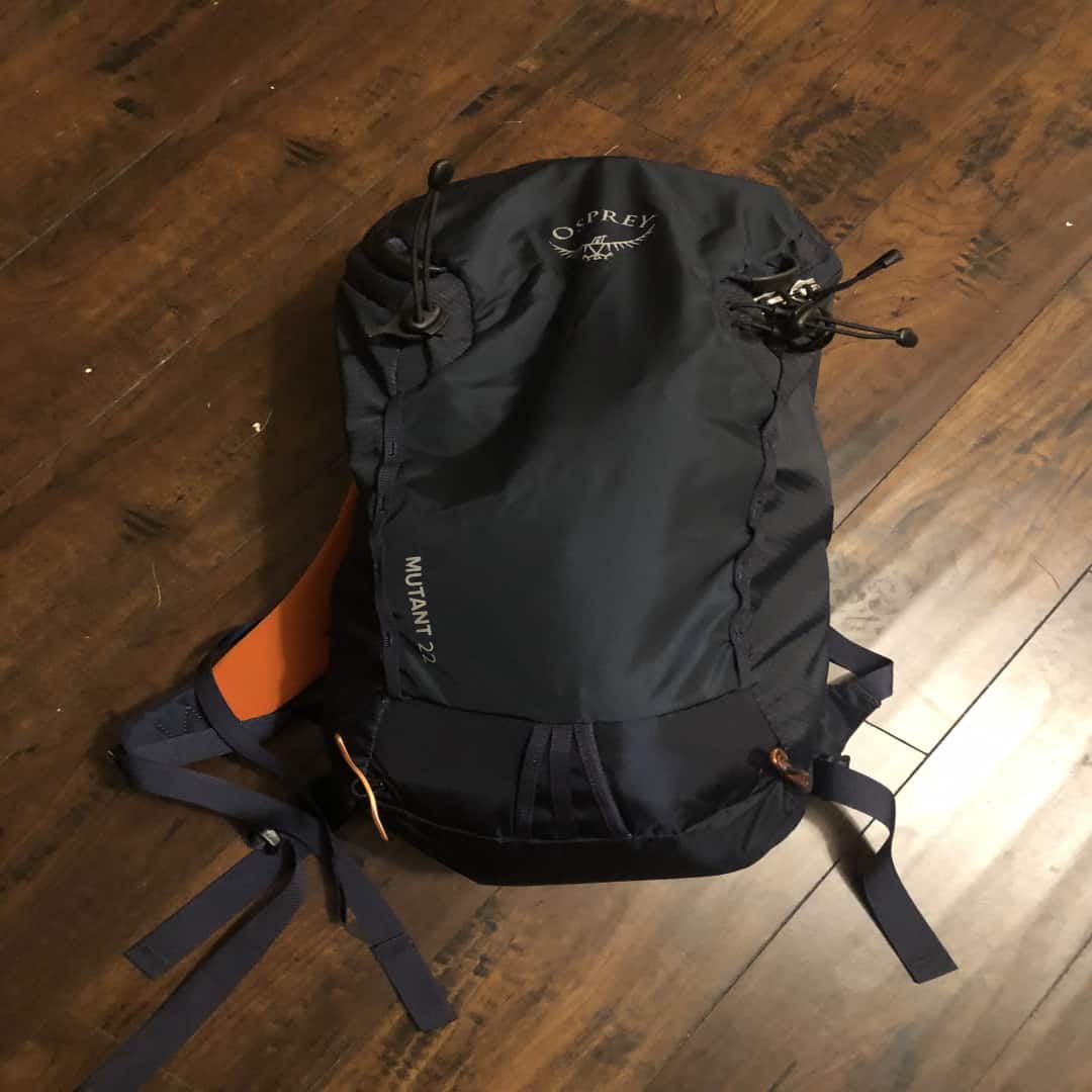 Example of a survival hiking pack or daypack 