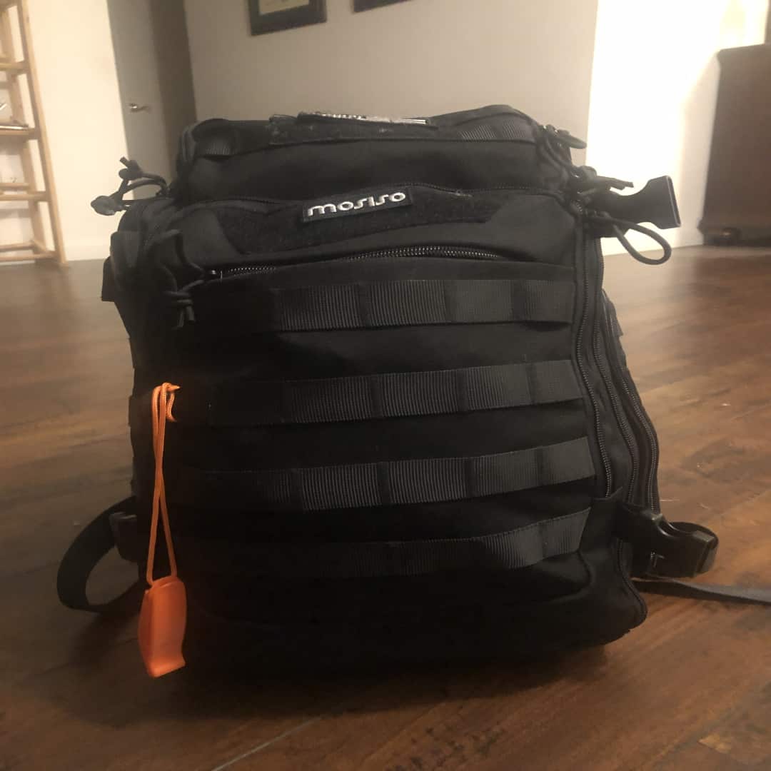 Example of a survival laptop bag 