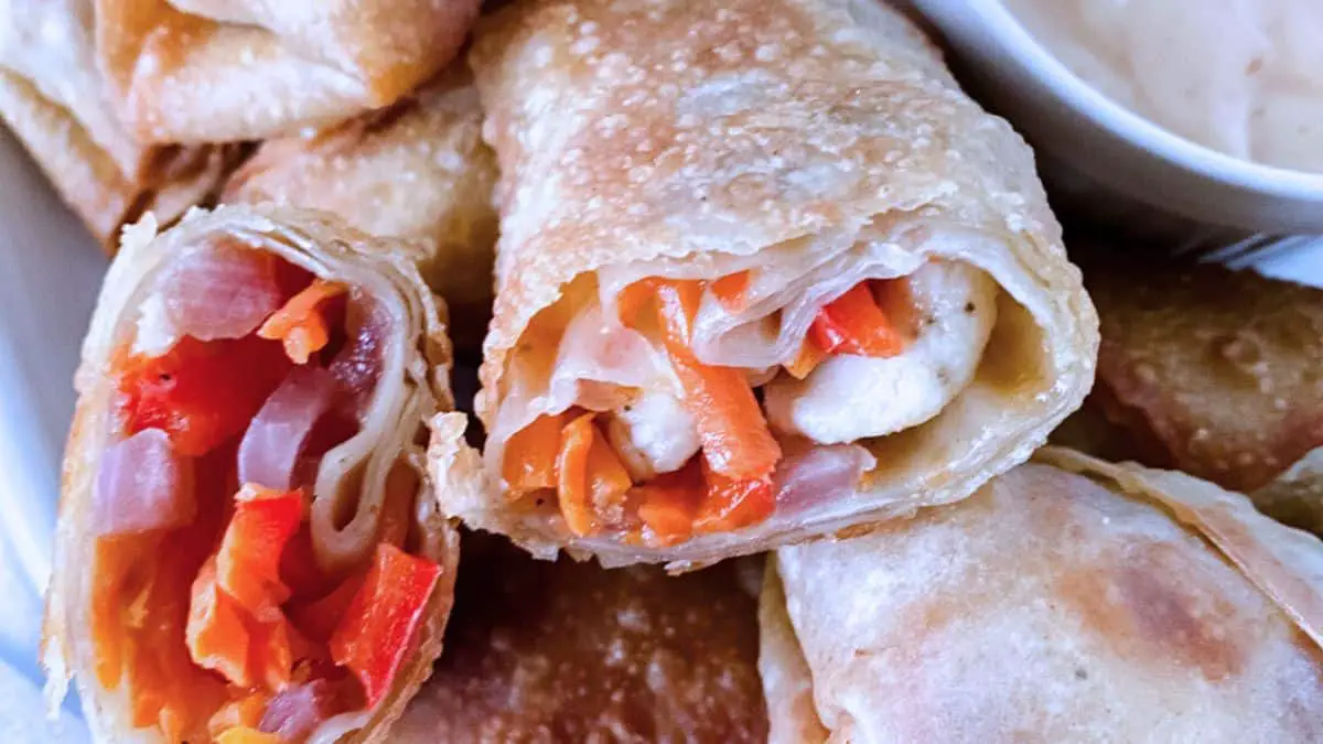105 camping recipes  Sweet Chili Chicken Egg Rolls