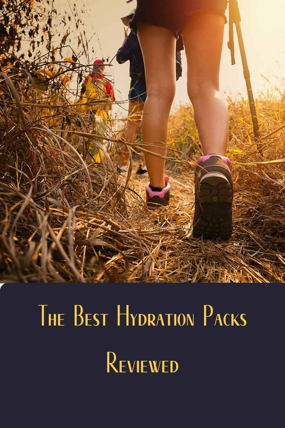 Pinterest image for The Best Hydration Packs Reviewed