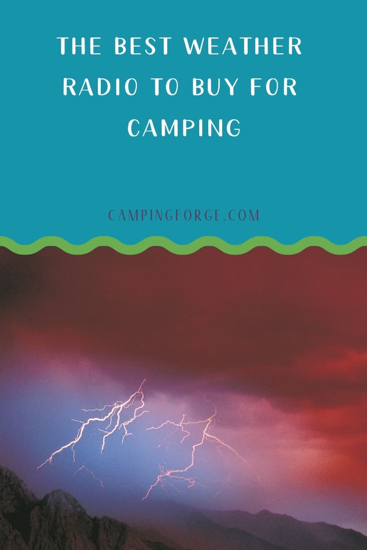 Pinterest image for The Best Weather Radio To Buy For Camping